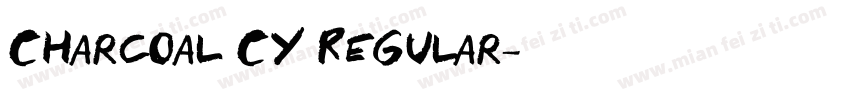Charcoal CY Regular字体转换